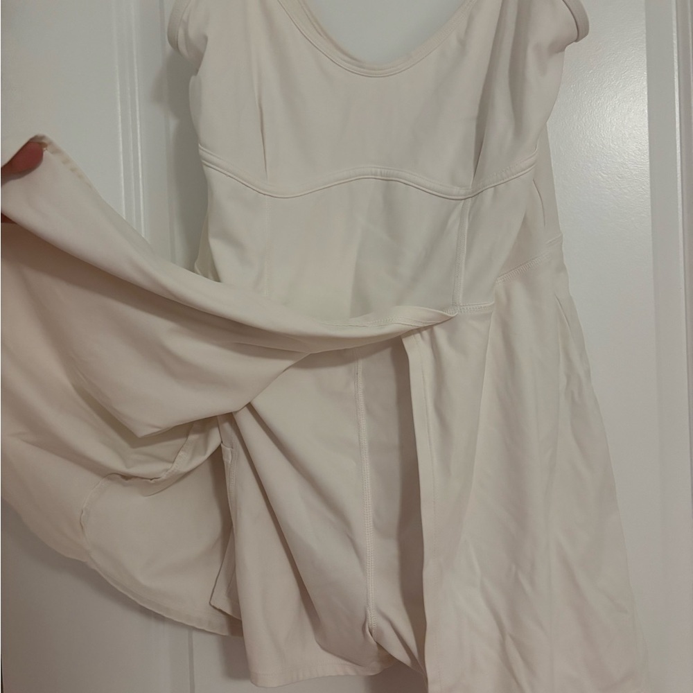 JoyLab White Women's Corset Detail Athletic Dress - Picture 9 of 12